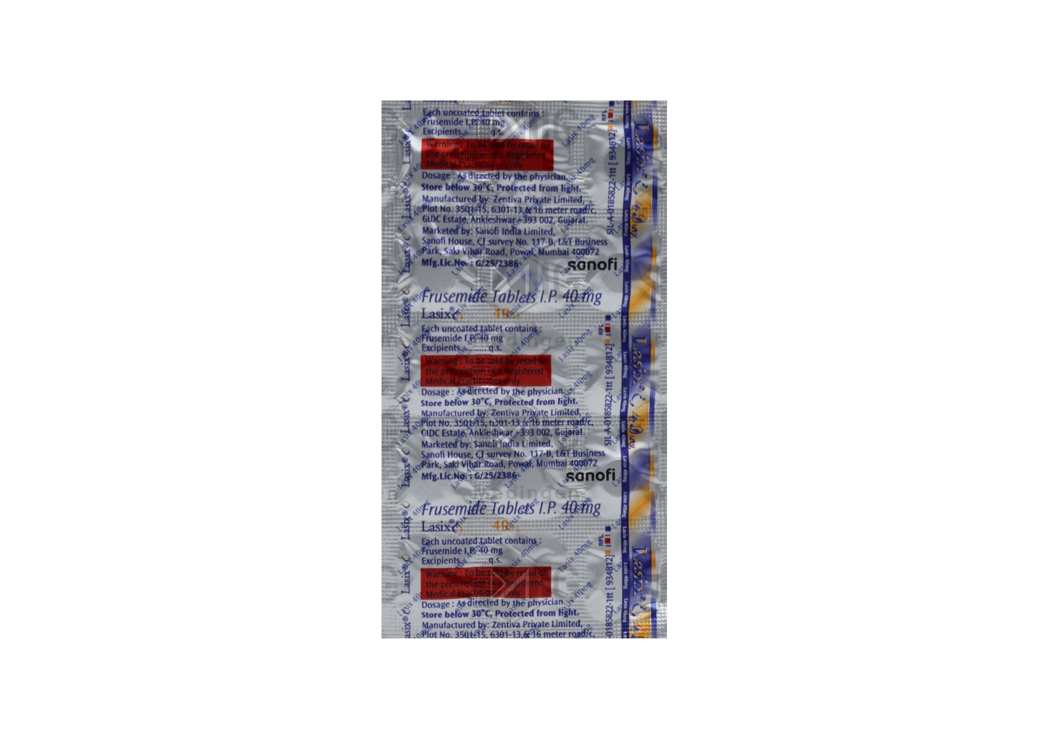 LASIX 40MG